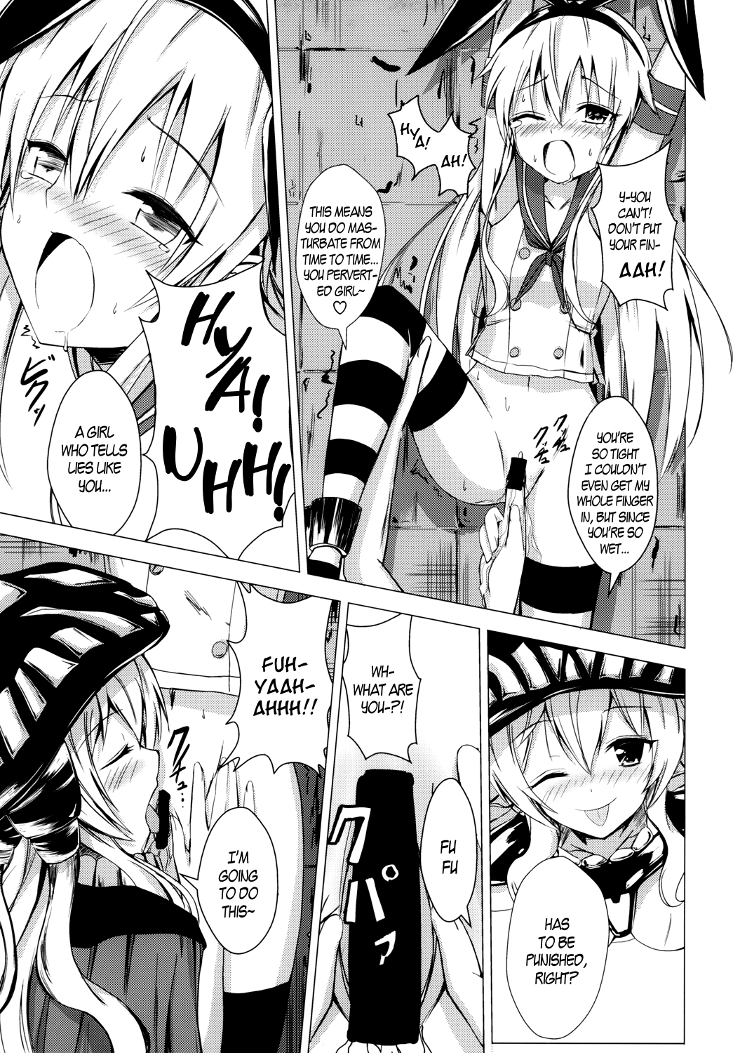 Kuubo Wo-Kyuu-chan no Shimakaze Yuri Dorei Choukyou ~3P Choukyou Hen~ Chapter 1 - page 10