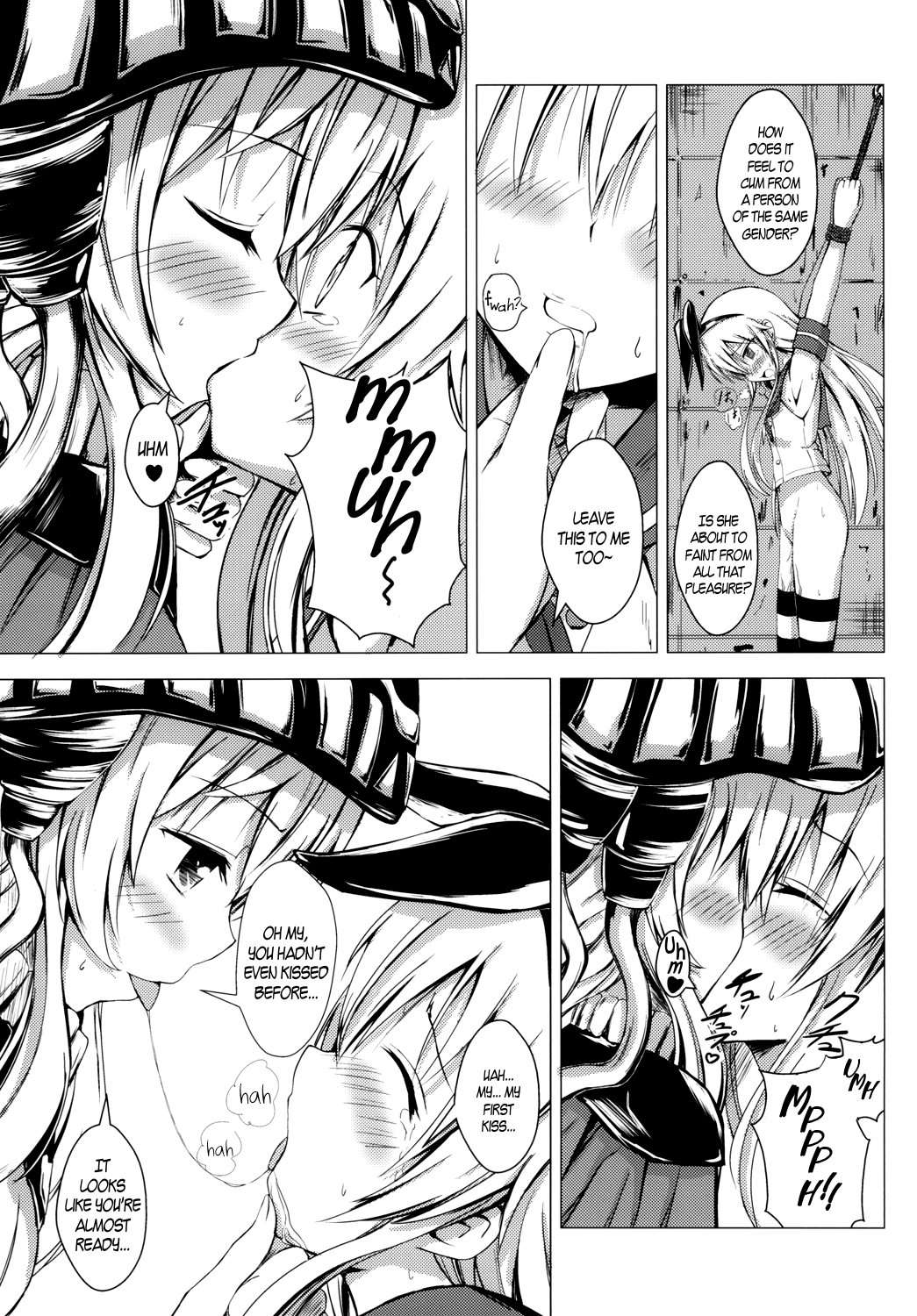 Kuubo Wo-Kyuu-chan no Shimakaze Yuri Dorei Choukyou ~3P Choukyou Hen~ Chapter 1 - page 12