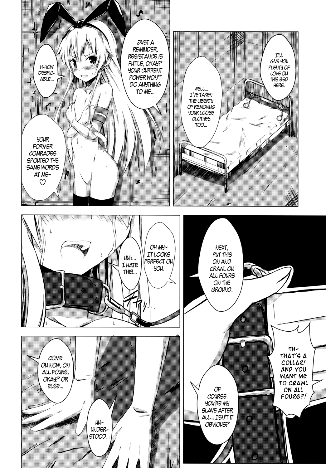 Kuubo Wo-Kyuu-chan no Shimakaze Yuri Dorei Choukyou ~3P Choukyou Hen~ Chapter 1 - page 13