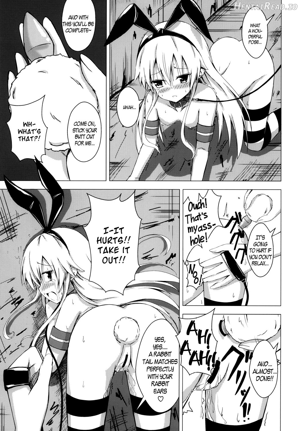 Kuubo Wo-Kyuu-chan no Shimakaze Yuri Dorei Choukyou ~3P Choukyou Hen~ Chapter 1 - page 14