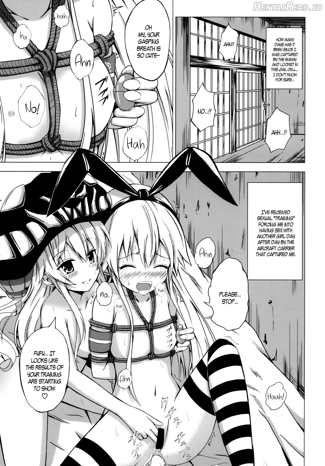 Kuubo Wo-Kyuu-chan no Shimakaze Yuri Dorei Choukyou ~3P Choukyou Hen~ Chapter 2 - page 2