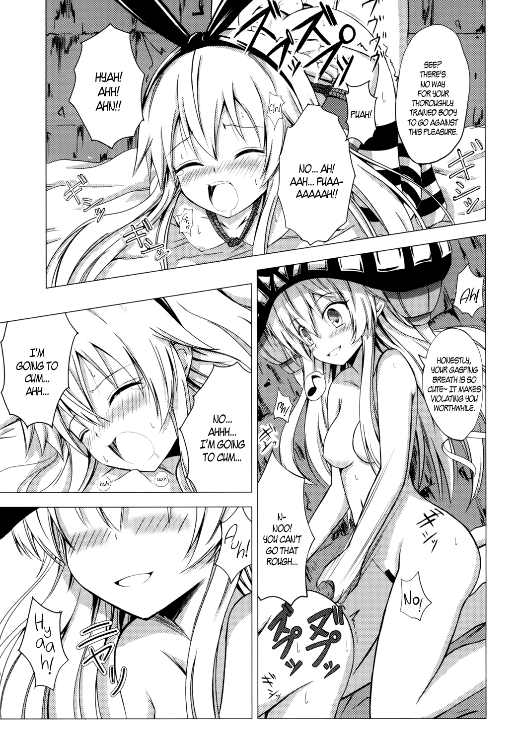 Kuubo Wo-Kyuu-chan no Shimakaze Yuri Dorei Choukyou ~3P Choukyou Hen~ Chapter 2 - page 6