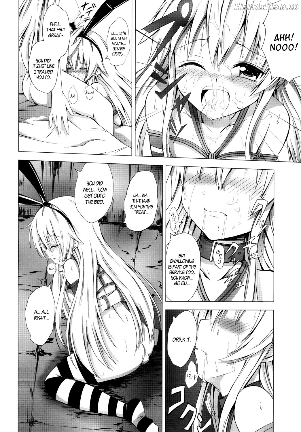 Kuubo Wo-Kyuu-chan no Shimakaze Yuri Dorei Choukyou ~3P Choukyou Hen~ Chapter 2 - page 13