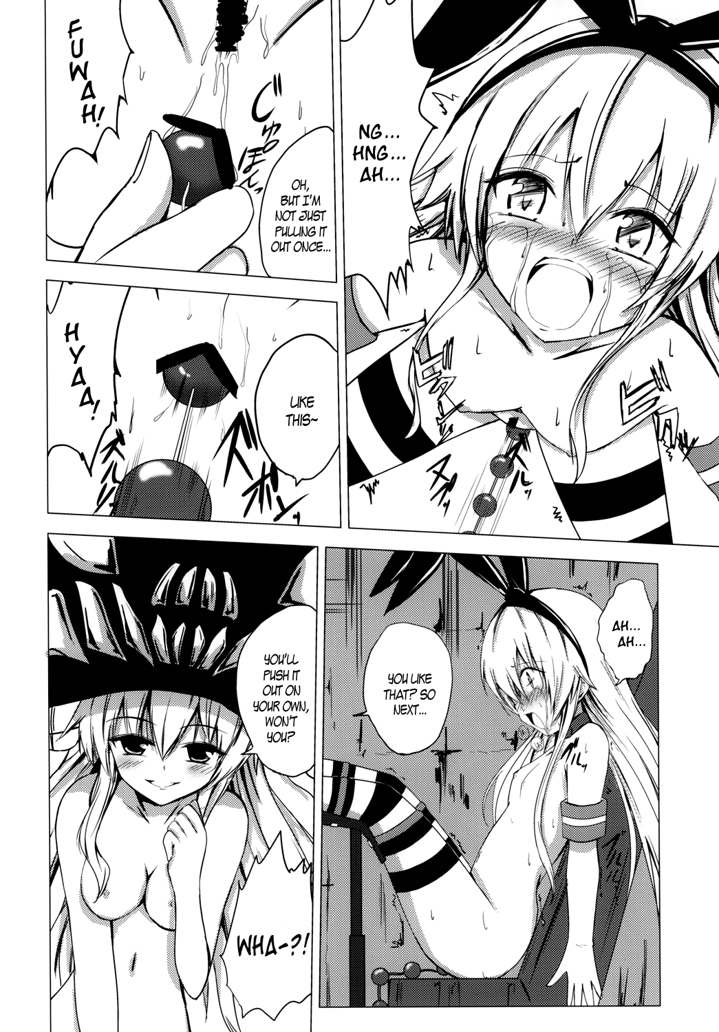 Kuubo Wo-Kyuu-chan no Shimakaze Yuri Dorei Choukyou ~3P Choukyou Hen~ Chapter 3 - page 11