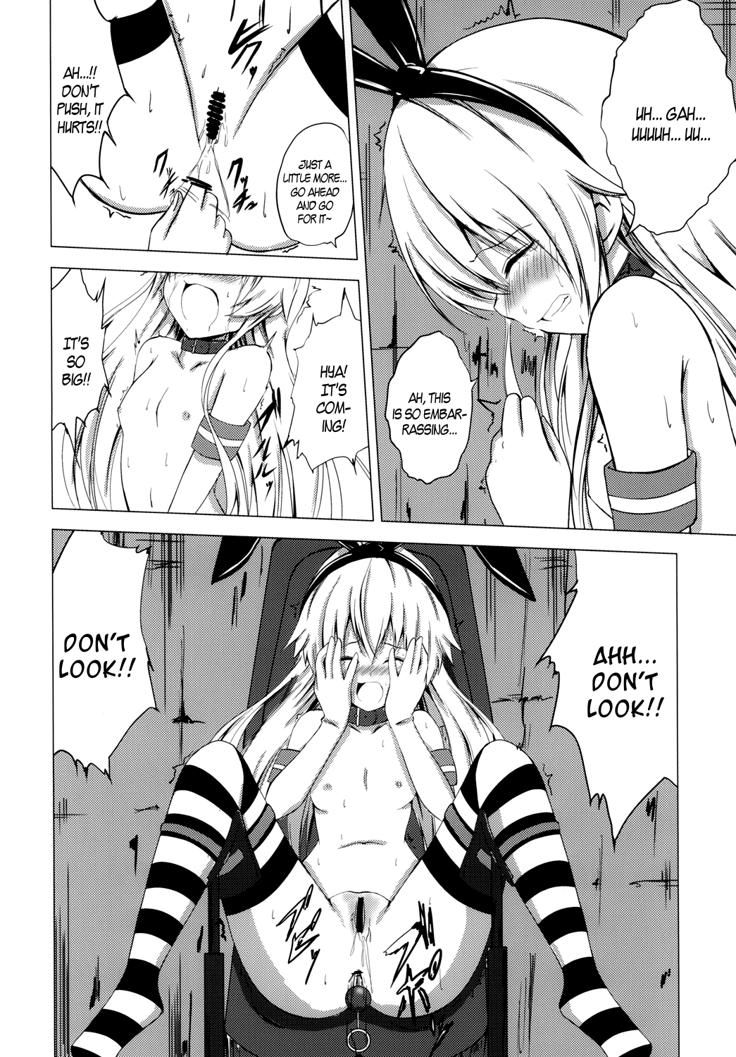 Kuubo Wo-Kyuu-chan no Shimakaze Yuri Dorei Choukyou ~3P Choukyou Hen~ Chapter 3 - page 13