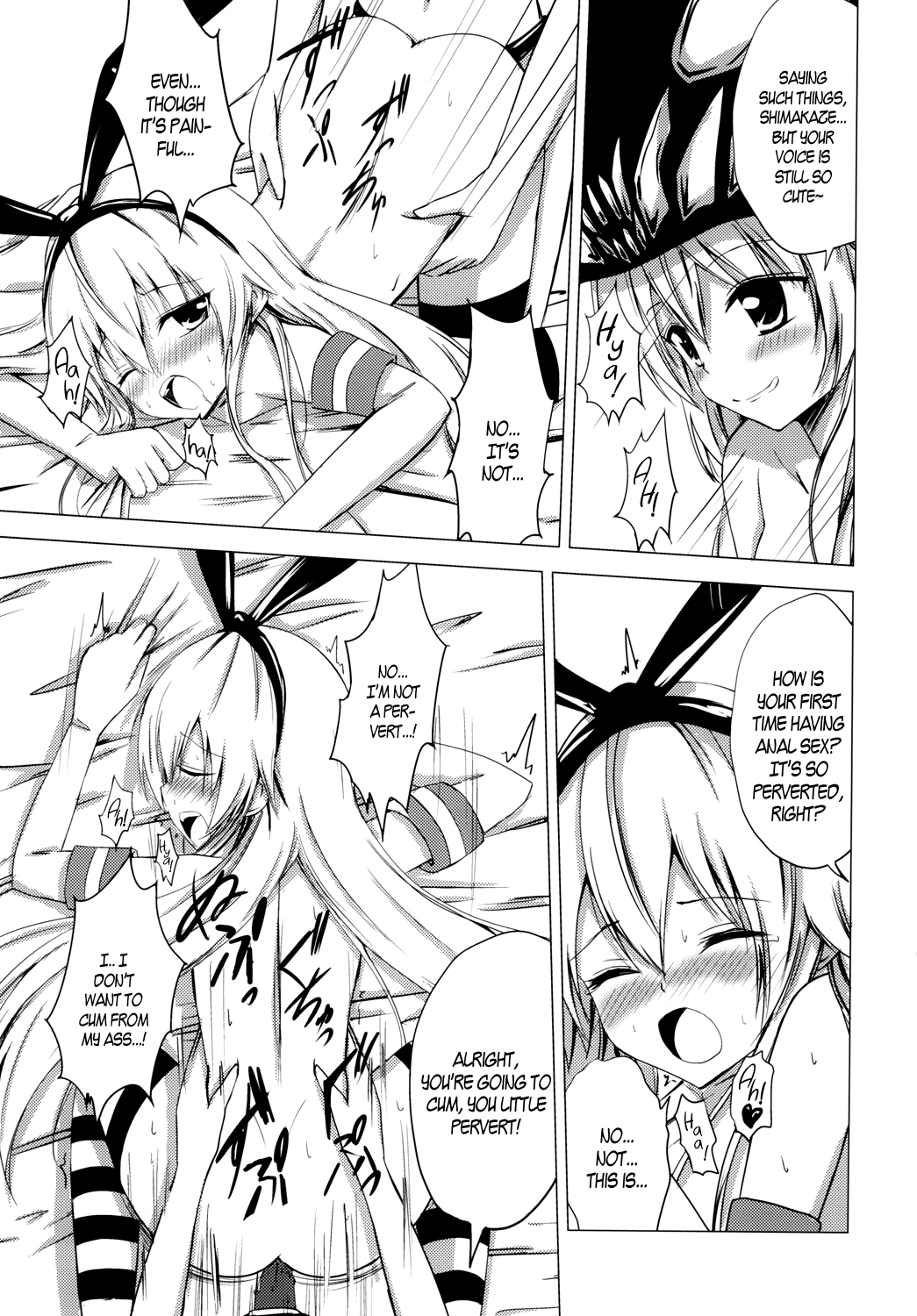 Kuubo Wo-Kyuu-chan no Shimakaze Yuri Dorei Choukyou ~3P Choukyou Hen~ Chapter 3 - page 18