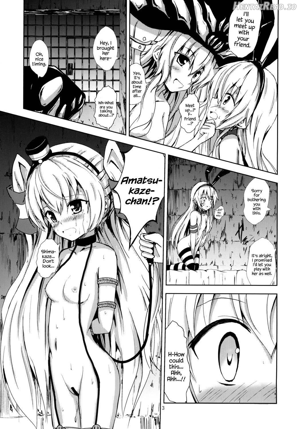 Kuubo Wo-Kyuu-chan no Shimakaze Yuri Dorei Choukyou ~3P Choukyou Hen~ Chapter 4 - page 4