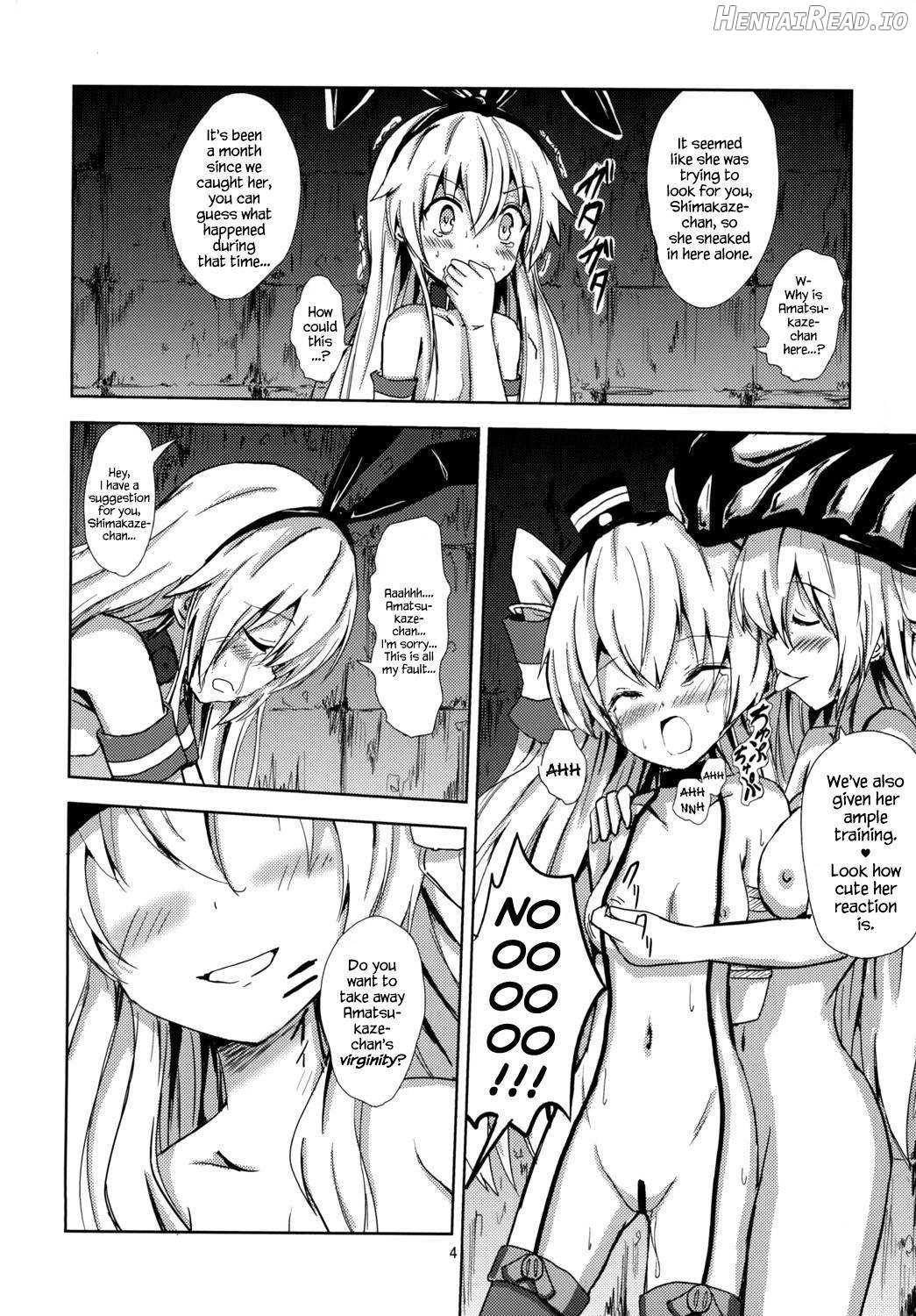 Kuubo Wo-Kyuu-chan no Shimakaze Yuri Dorei Choukyou ~3P Choukyou Hen~ Chapter 4 - page 5