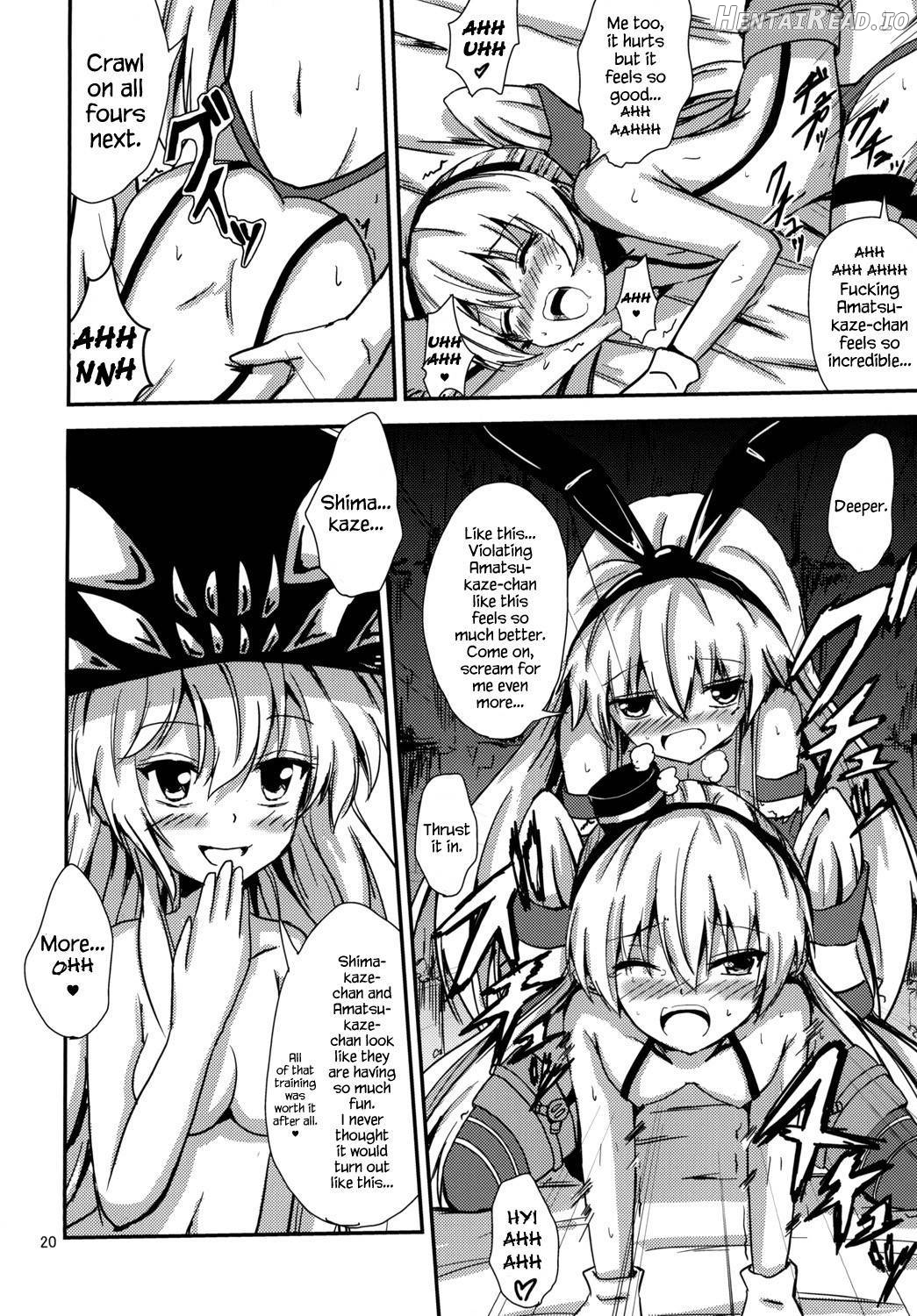 Kuubo Wo-Kyuu-chan no Shimakaze Yuri Dorei Choukyou ~3P Choukyou Hen~ Chapter 4 - page 21