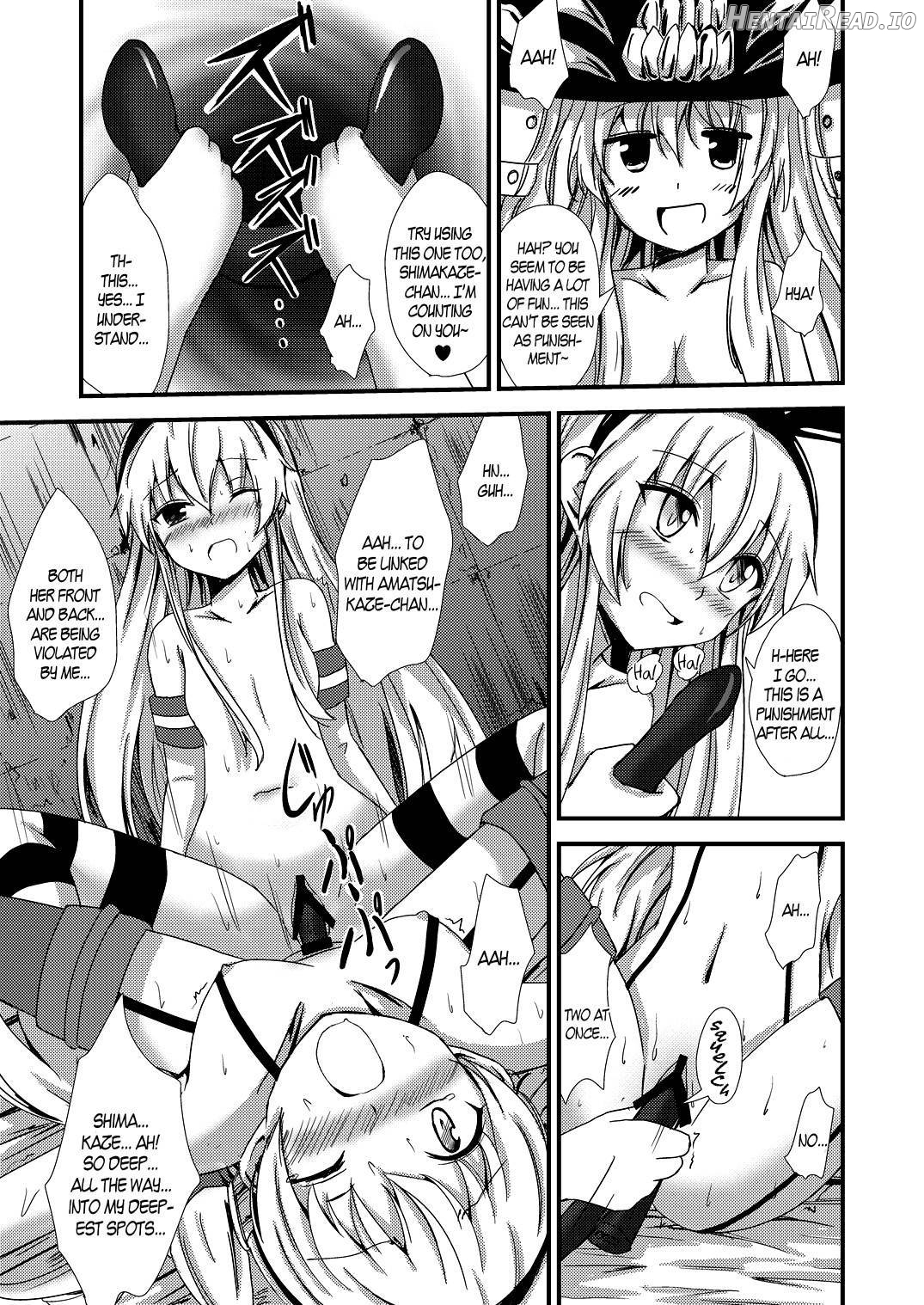 Kuubo Wo-Kyuu-chan no Shimakaze Yuri Dorei Choukyou ~3P Choukyou Hen~ Chapter 5 - page 14