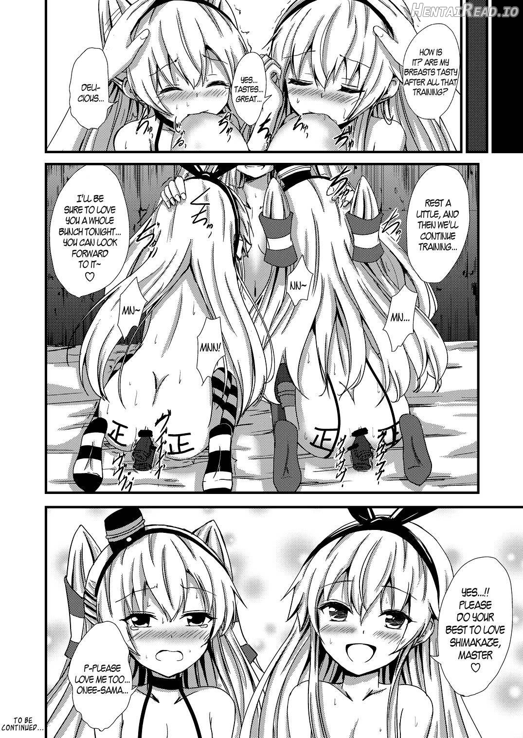 Kuubo Wo-Kyuu-chan no Shimakaze Yuri Dorei Choukyou ~3P Choukyou Hen~ Chapter 5 - page 21