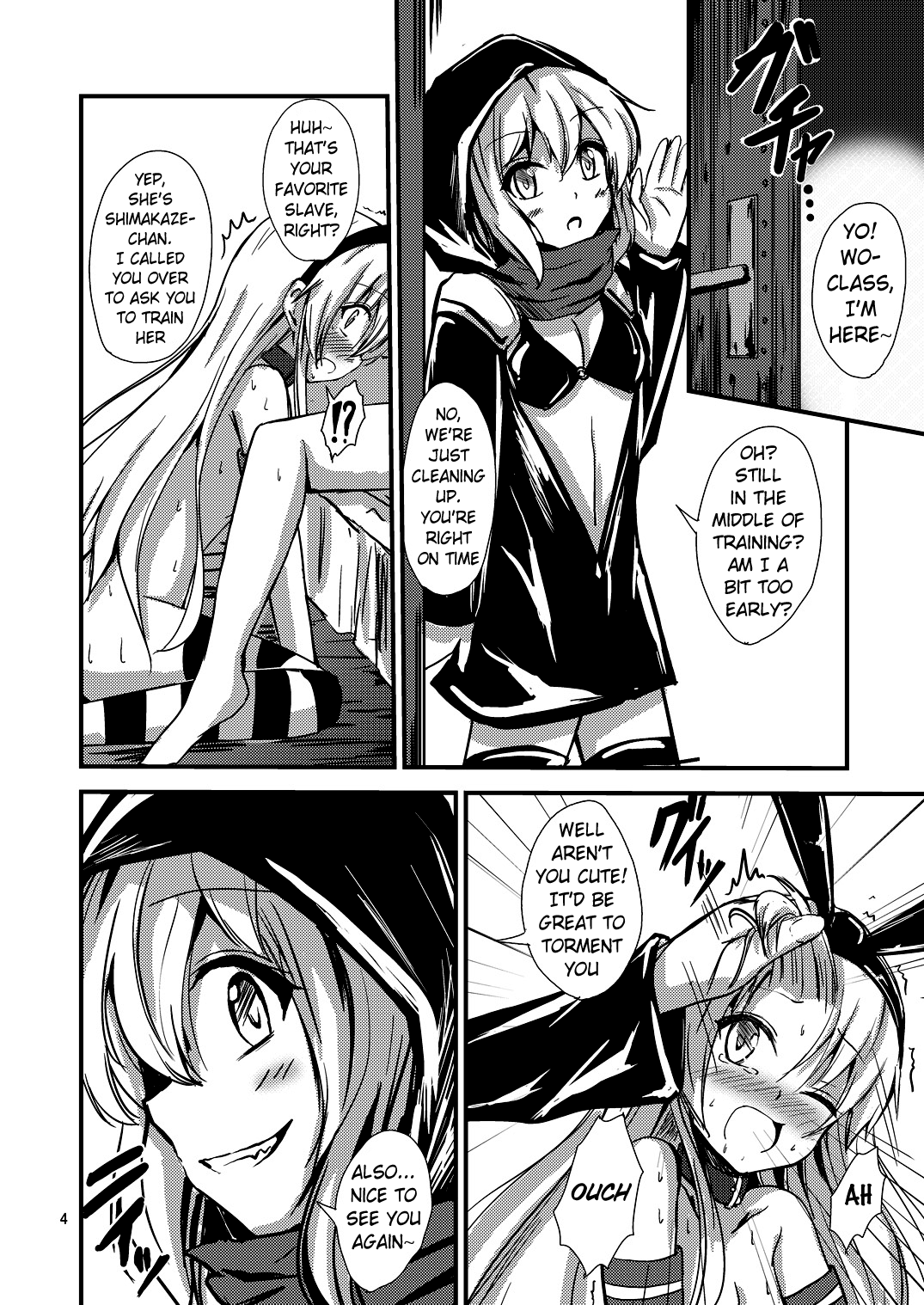 Kuubo Wo-Kyuu-chan no Shimakaze Yuri Dorei Choukyou ~3P Choukyou Hen~ Chapter 6 - page 5