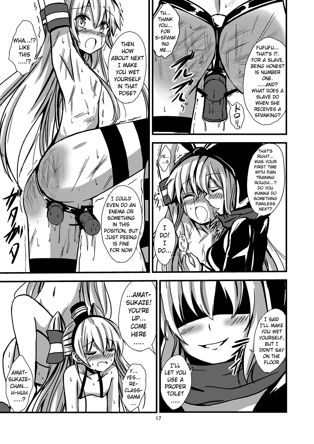 Kuubo Wo-Kyuu-chan no Shimakaze Yuri Dorei Choukyou ~3P Choukyou Hen~ Chapter 6 - page 18