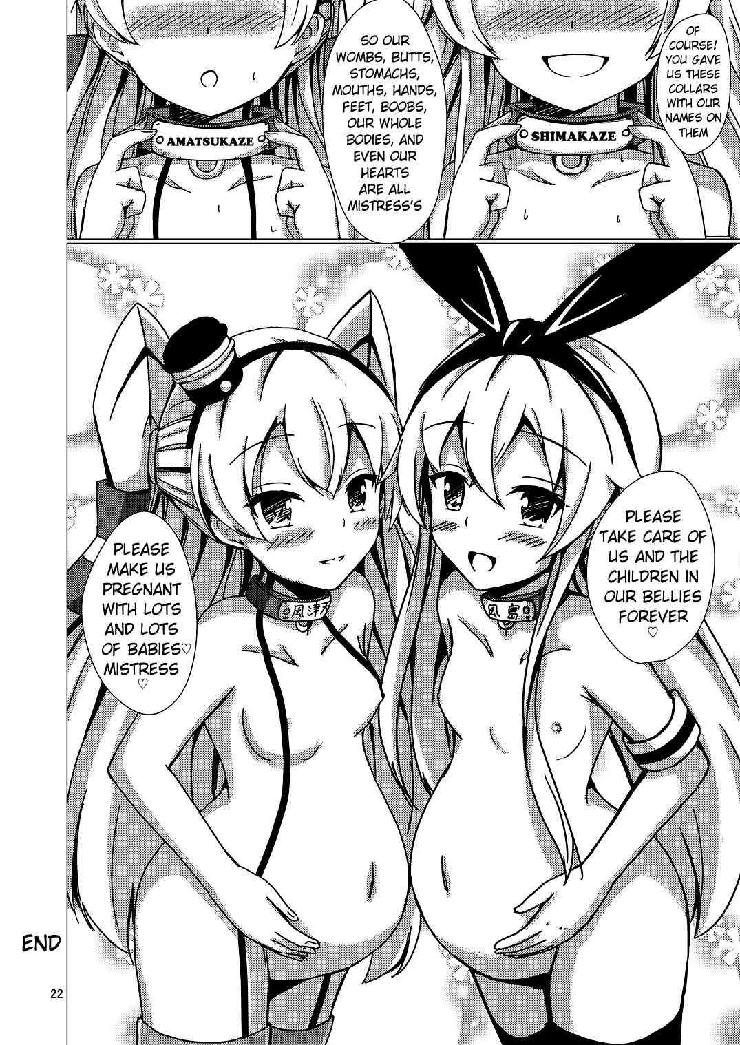 Kuubo Wo-Kyuu-chan no Shimakaze Yuri Dorei Choukyou ~3P Choukyou Hen~ Chapter 7 - page 23