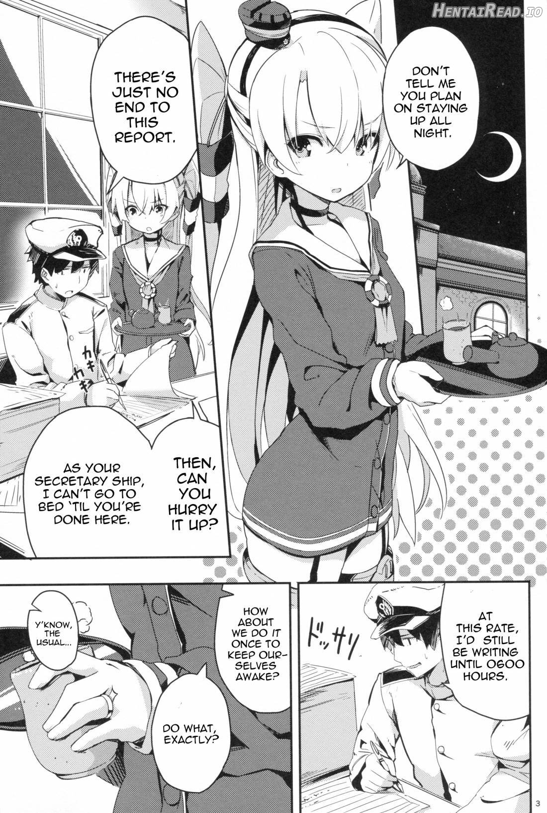 Amatsukaze to Tetsuya de H shinagara Houkokusho Chapter 1 - page 2