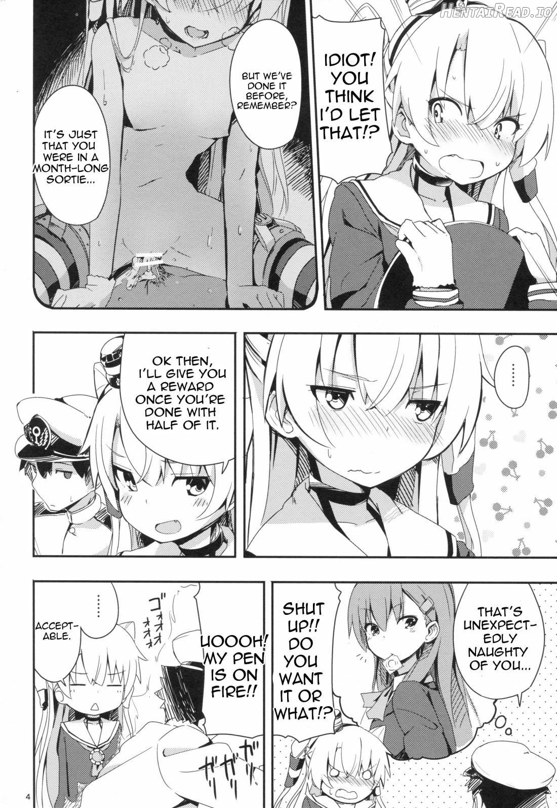 Amatsukaze to Tetsuya de H shinagara Houkokusho Chapter 1 - page 3