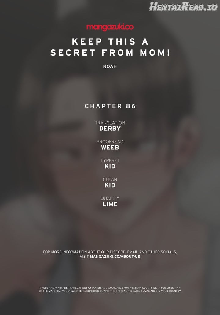 Keep This A Secret From Mom Chapter 86 - page 1