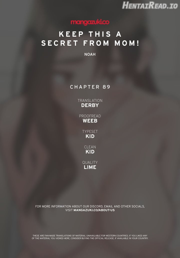 Keep This A Secret From Mom Chapter 89 - page 1