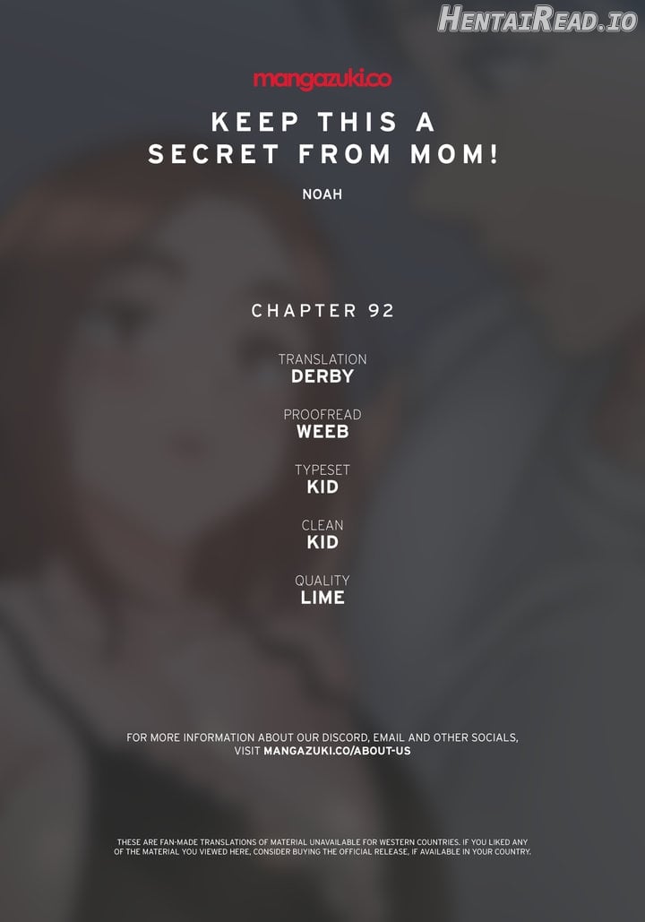 Keep This A Secret From Mom Chapter 92 - page 1