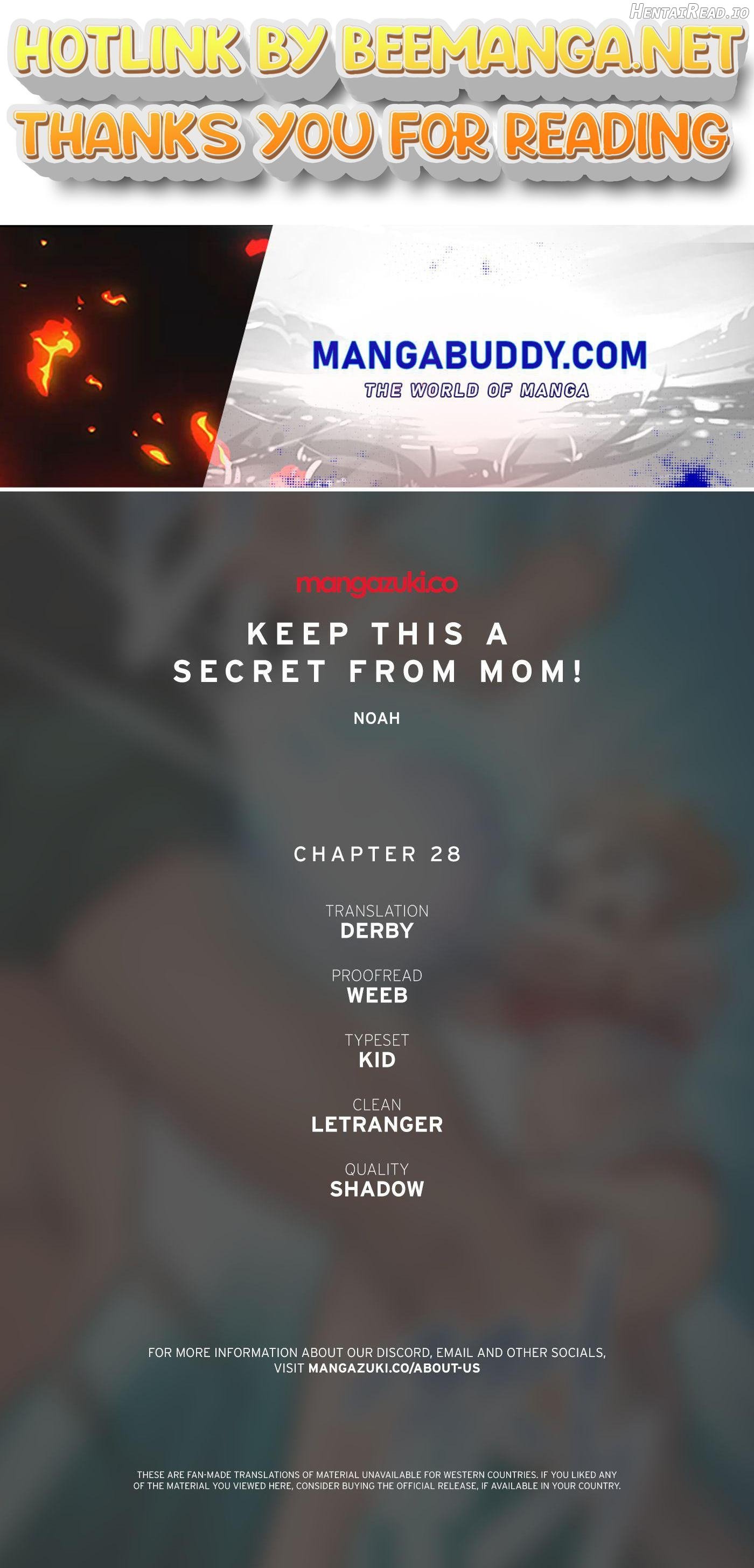 Keep This A Secret From Mom Chapter 28 - page 1