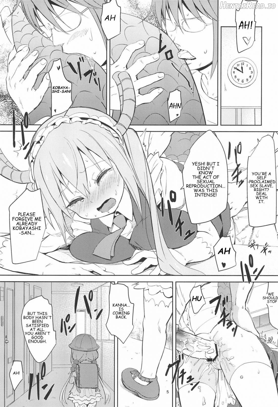 Kobayashi-san-chinpo no Maid Dragon Chapter 1 - page 4