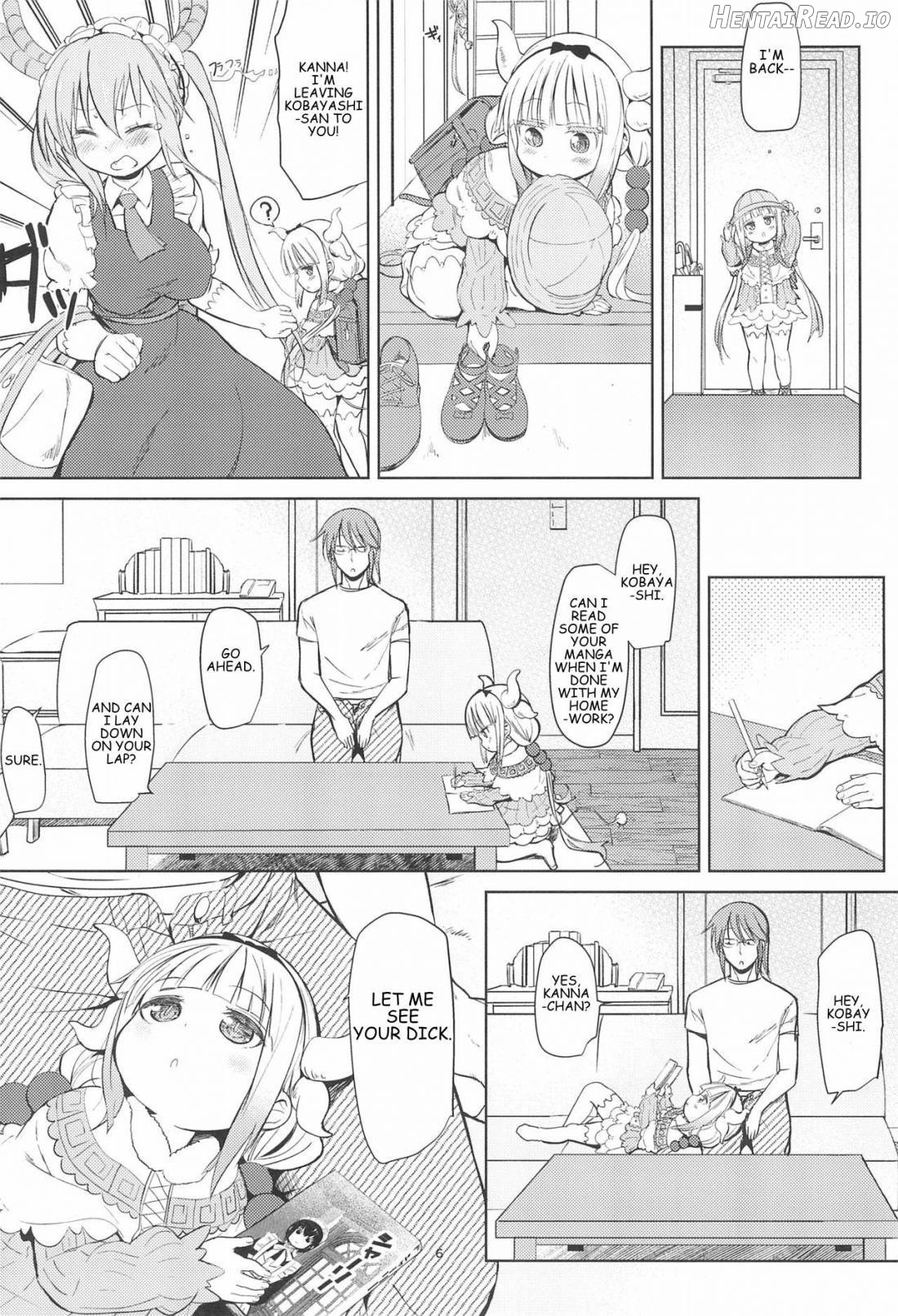 Kobayashi-san-chinpo no Maid Dragon Chapter 1 - page 5