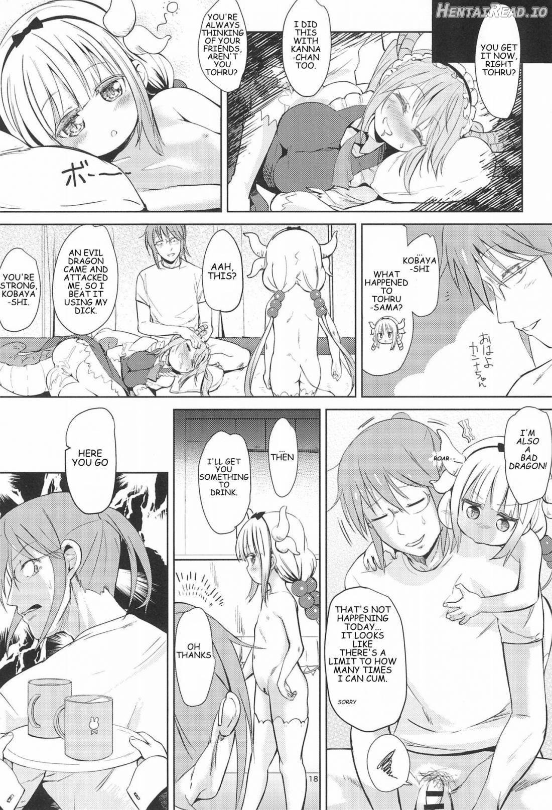 Kobayashi-san-chinpo no Maid Dragon Chapter 1 - page 17