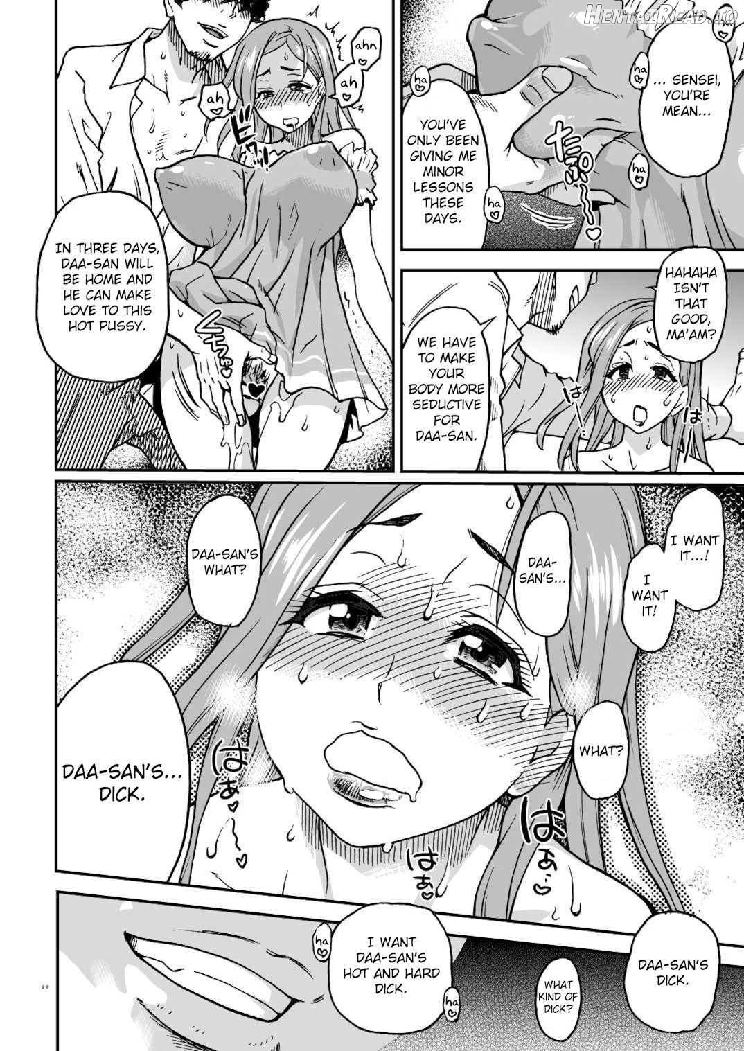 Daasan no Tame ni Okita Kyouko 32sai B107 a.k.a Okusan wo Namadashi Nikuana Choukyou Shiteoite Ageyou Chapter 1 - page 27