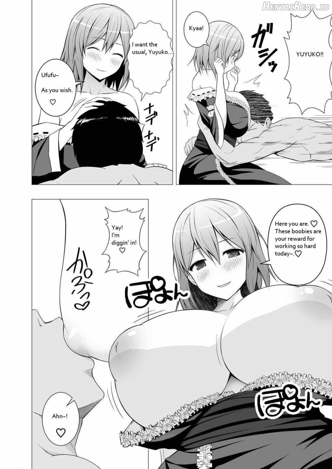 Niizuma Yuyuko-sama ga Hitasura Tsukushite Amayakashitekureru Hanashi Chapter 1 - page 3