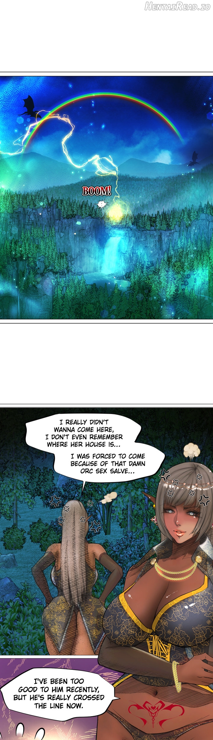 The DARK ELF QUEEN and the SLAVE ORC Chapter 19 - page 17