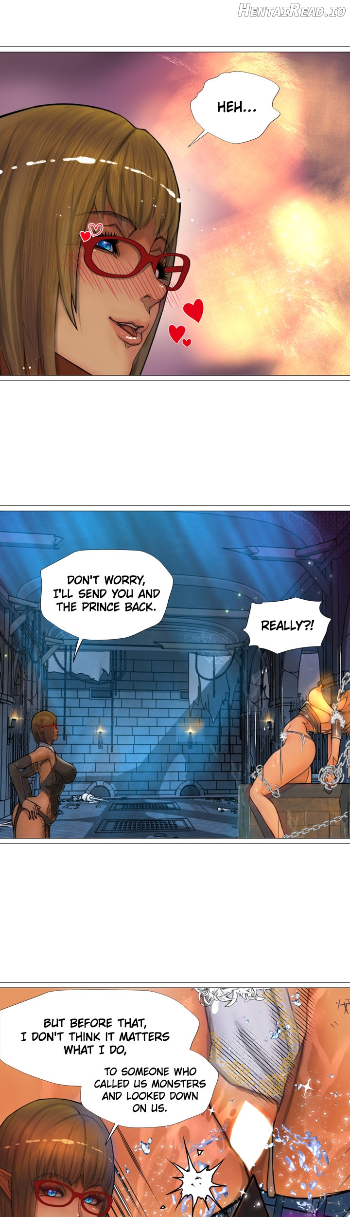 The DARK ELF QUEEN and the SLAVE ORC Chapter 19 - page 33