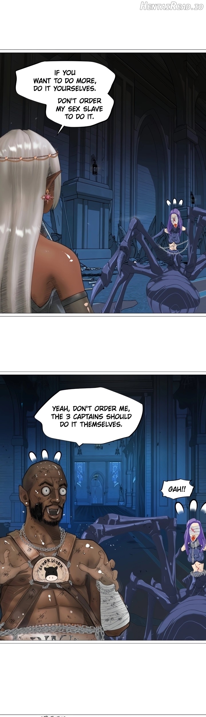 The DARK ELF QUEEN and the SLAVE ORC Chapter 23 - page 35