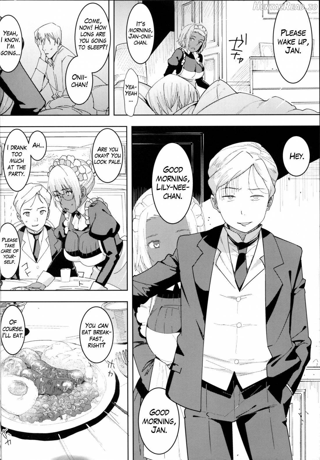 Ganso! Kasshoku Kokumaro Funnyuu Maid!!! Chapter 6 - page 3