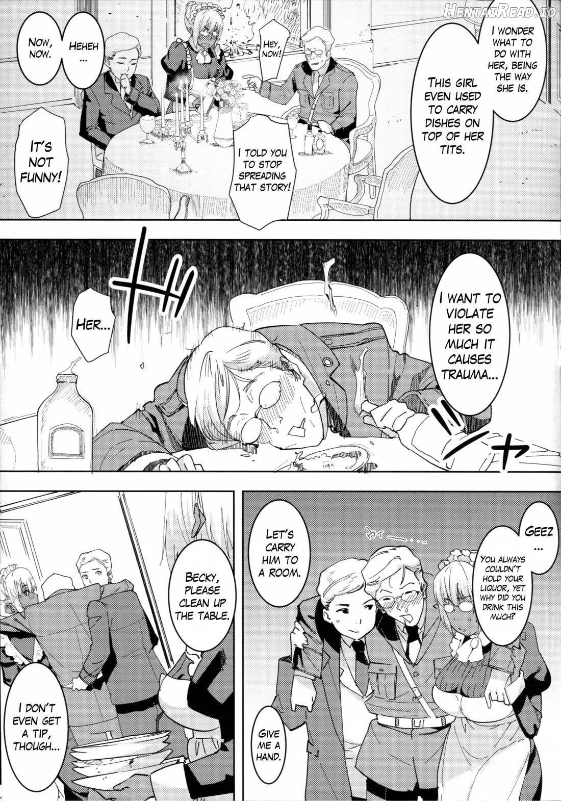 Ganso! Kasshoku Kokumaro Funnyuu Maid!!! Chapter 6 - page 8