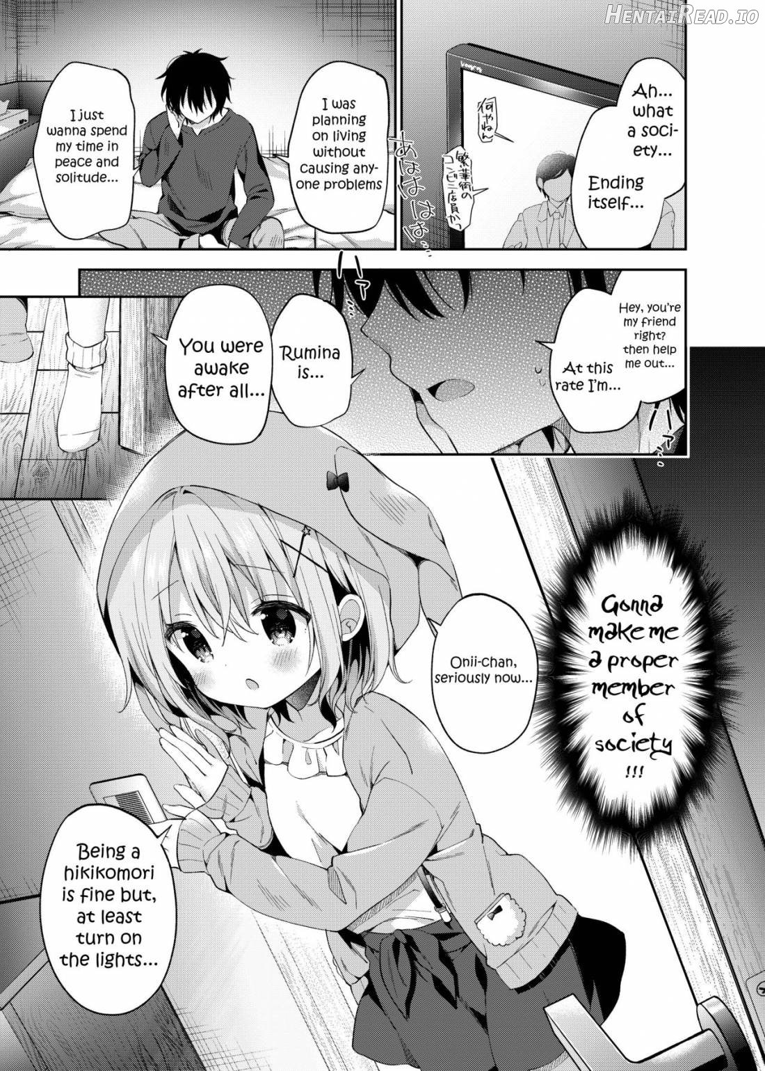 Rumina-chan no Hikikomori Kyousei Keikaku! Chapter 1 - page 2