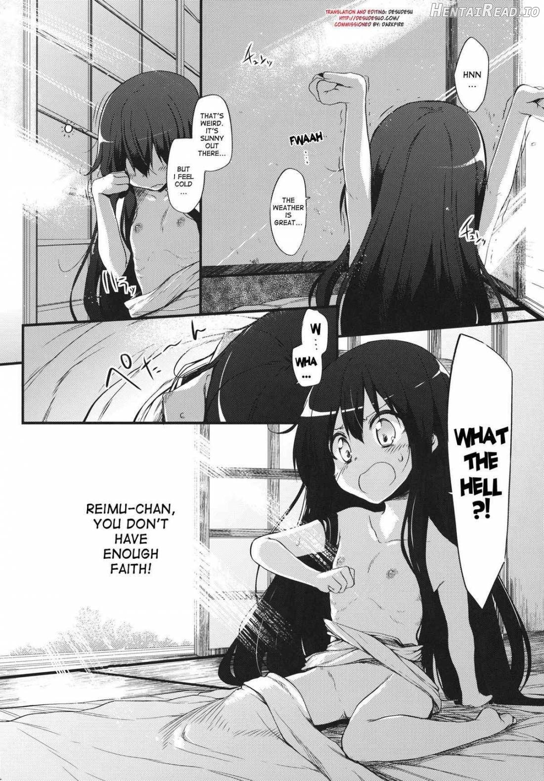 Reimu-chan! Shinkou ga Taritemasen yo! Chapter 1 - page 2