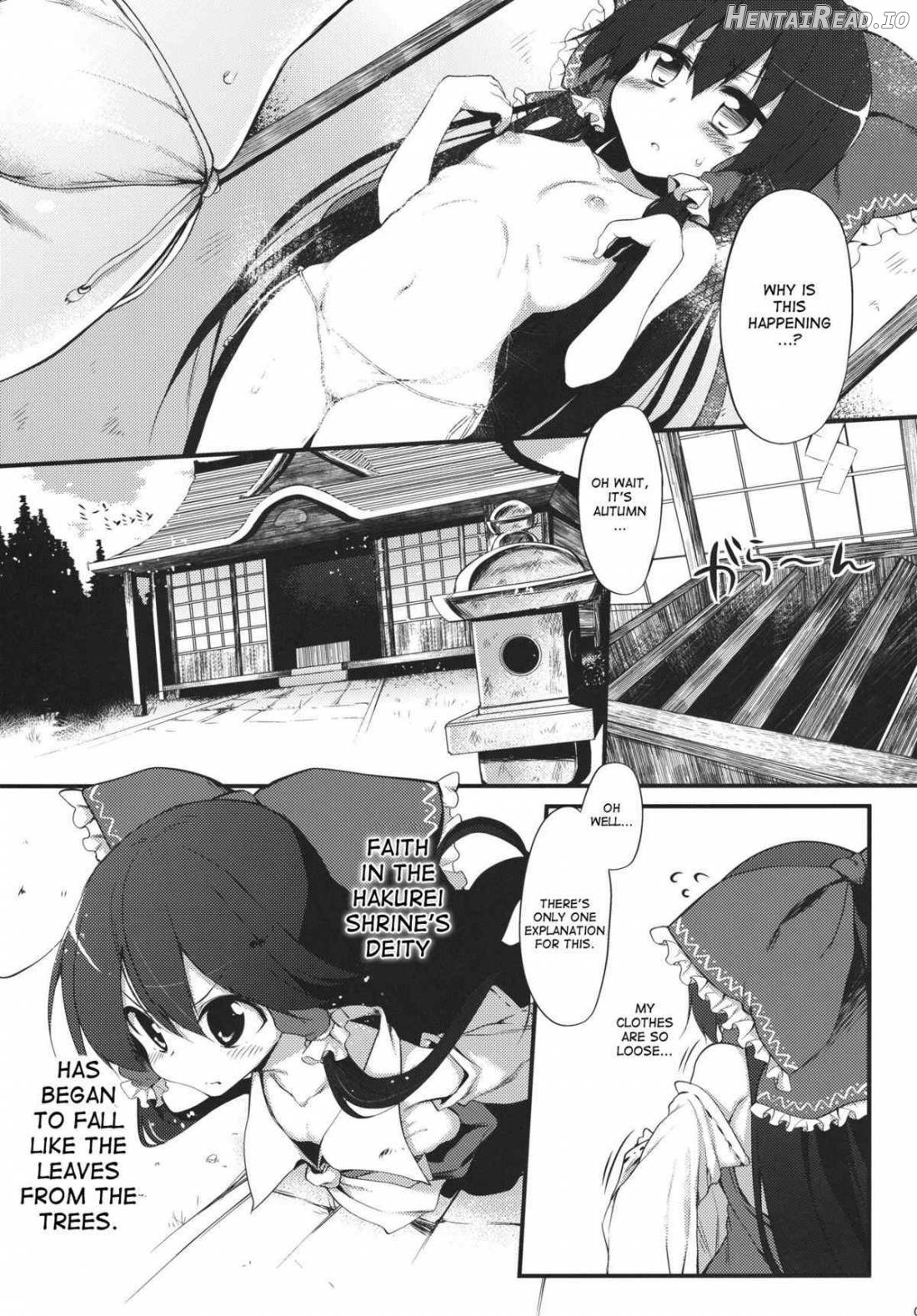 Reimu-chan! Shinkou ga Taritemasen yo! Chapter 1 - page 3