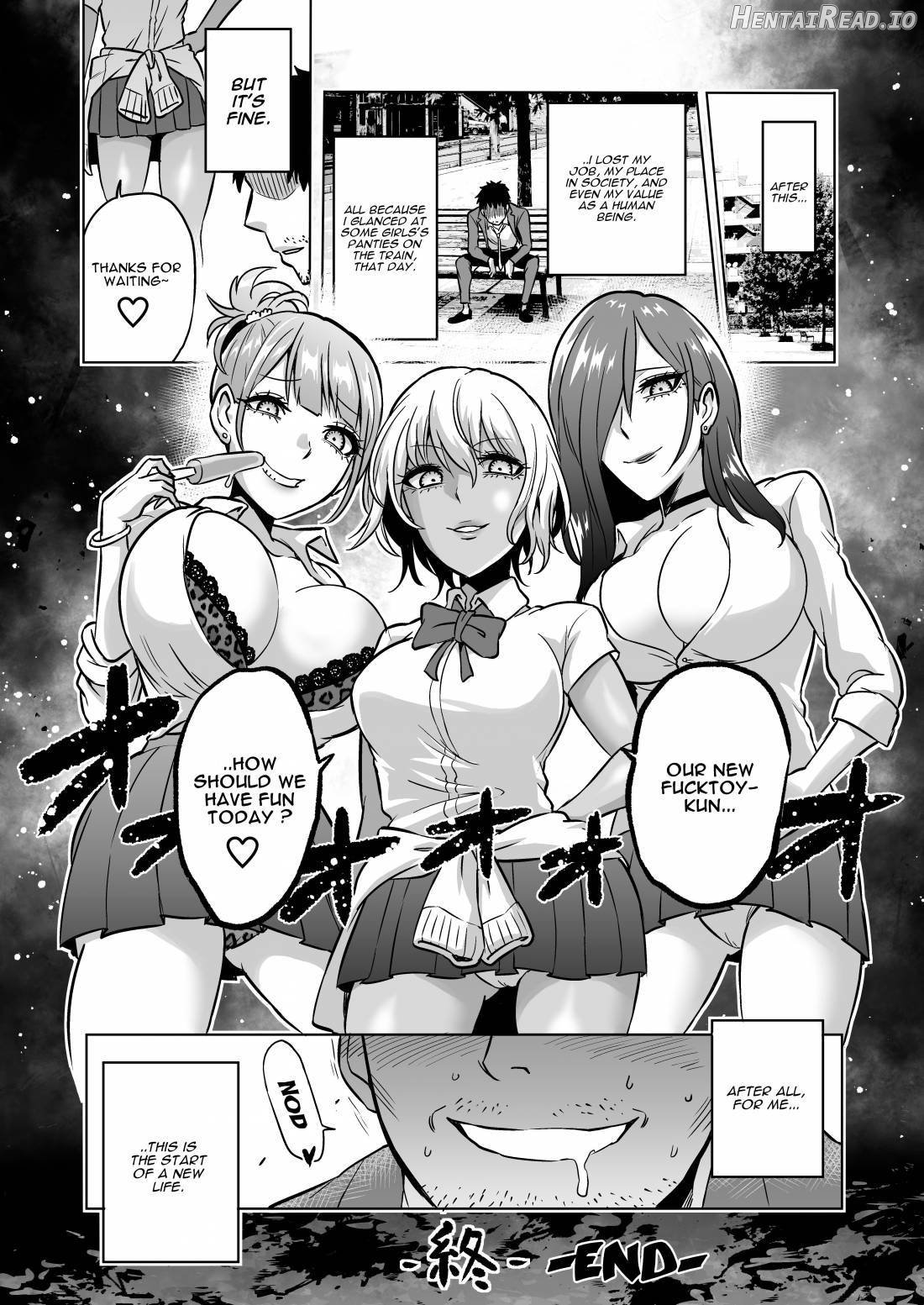 Kankaku no Paraphilia ~Nikushokukei JK-tachi ni Chinpo no Kankaku o Shihai Saretara~ Chapter 1 - page 30