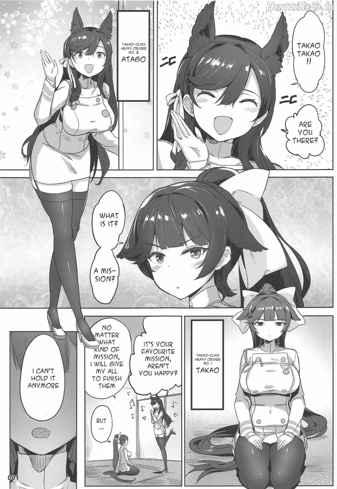 Takao to Atago Senpai no Ijime Ninmu Chapter 1 - page 2