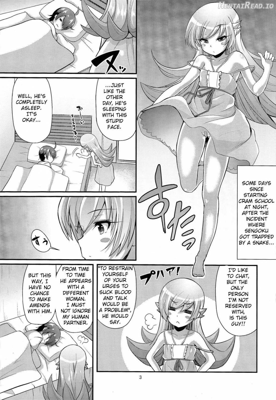 Pachimonogatari Part 11: Yotsugi Magika Chapter 1 - page 3