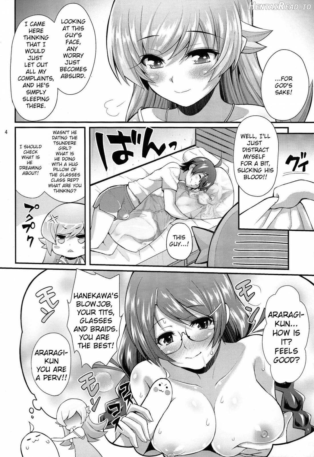 Pachimonogatari Part 11: Yotsugi Magika Chapter 1 - page 4