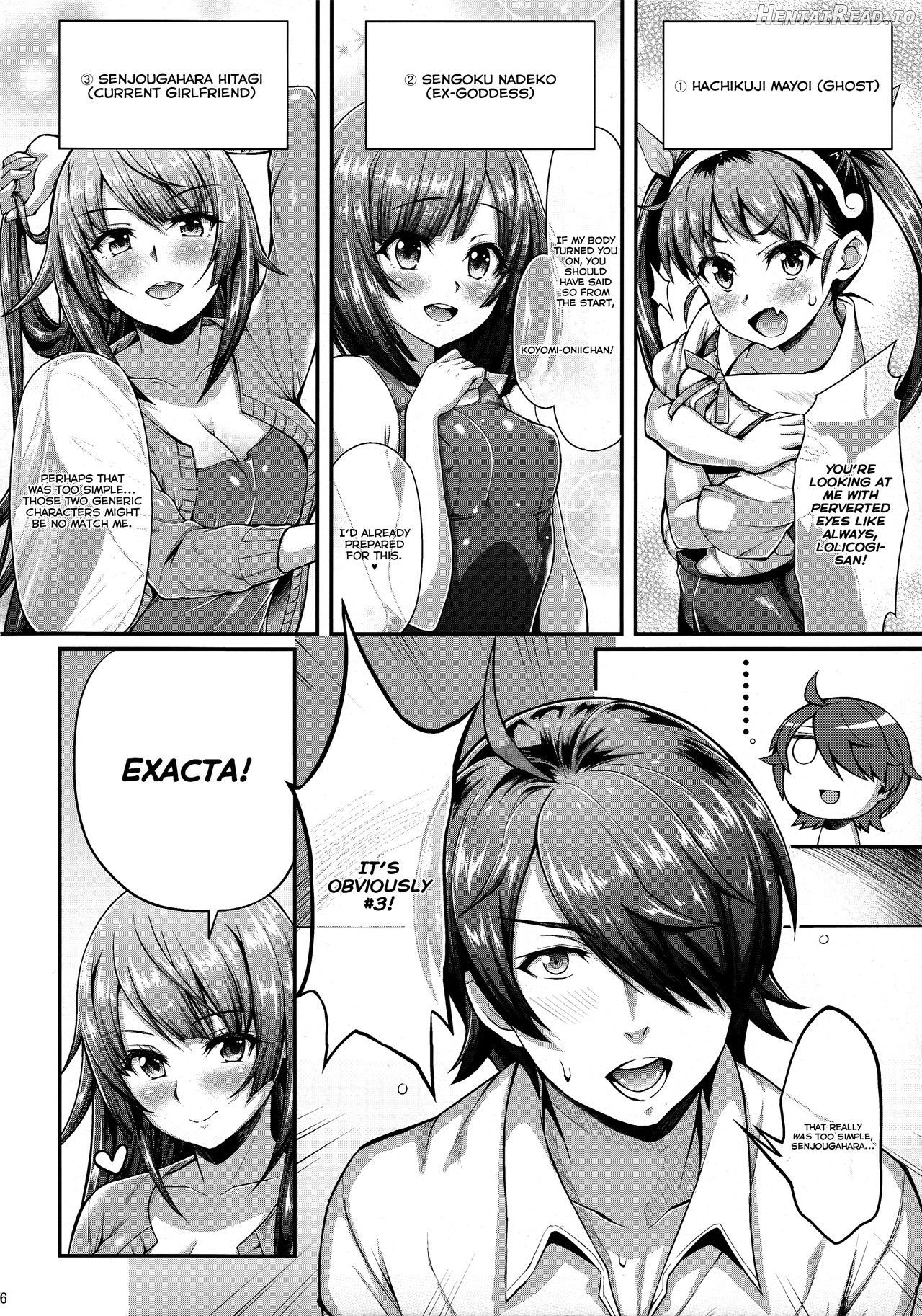 Pachimonogatari Part 11: Yotsugi Magika Chapter 11 - page 6