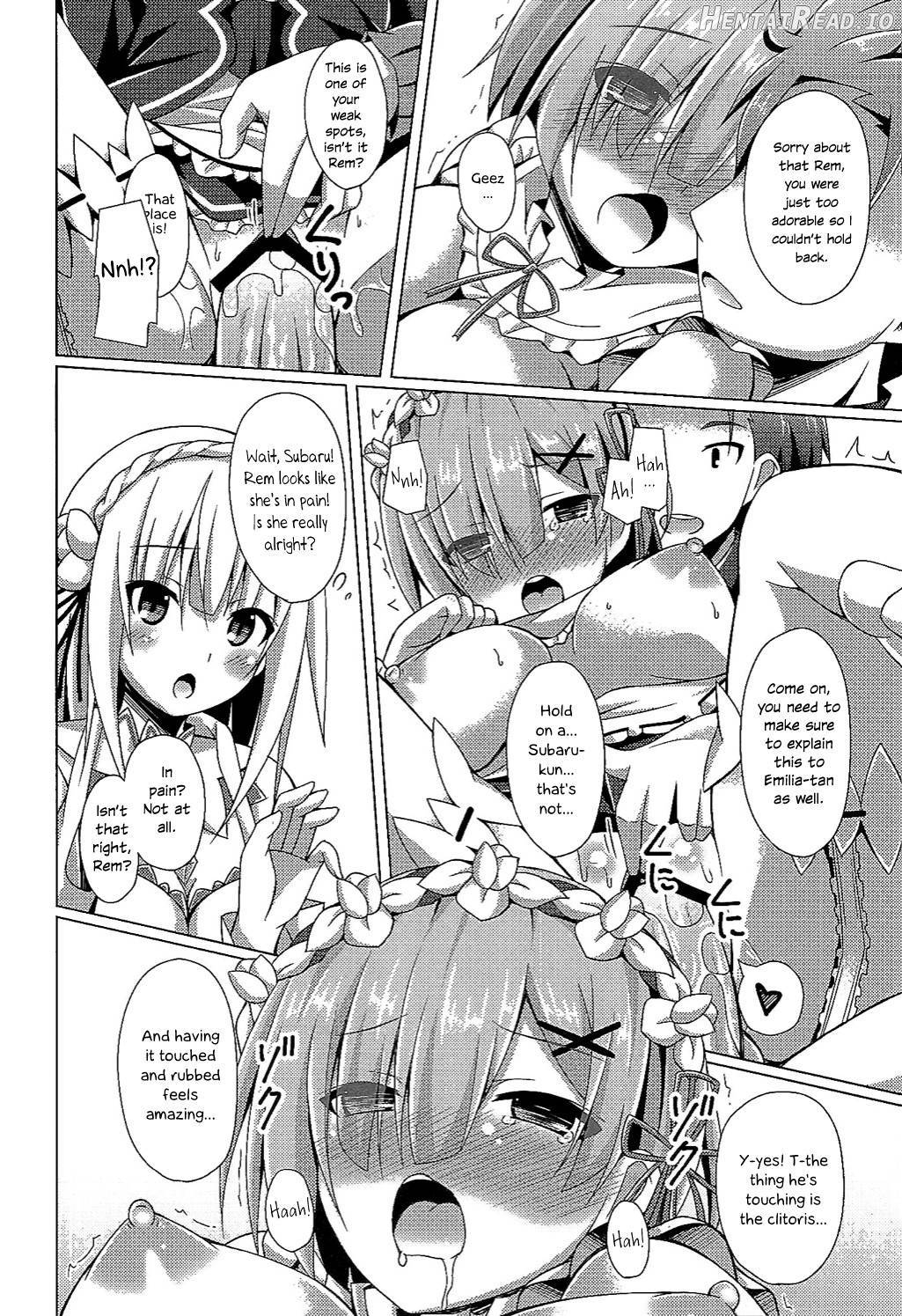 Oshiete Rem Sensei - Emilia-tan to Manabu Hajimete no SEX Chapter 1 - page 9