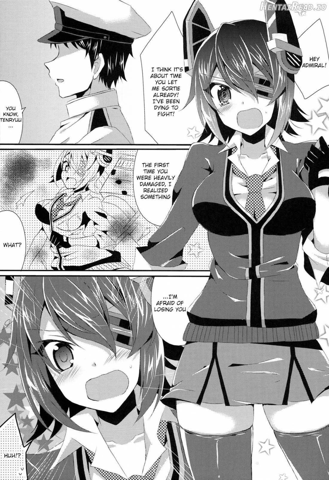 Tenryuu ga Kawai Sugite Teitoku wa Gaman no Genkai Chapter 1 - page 2