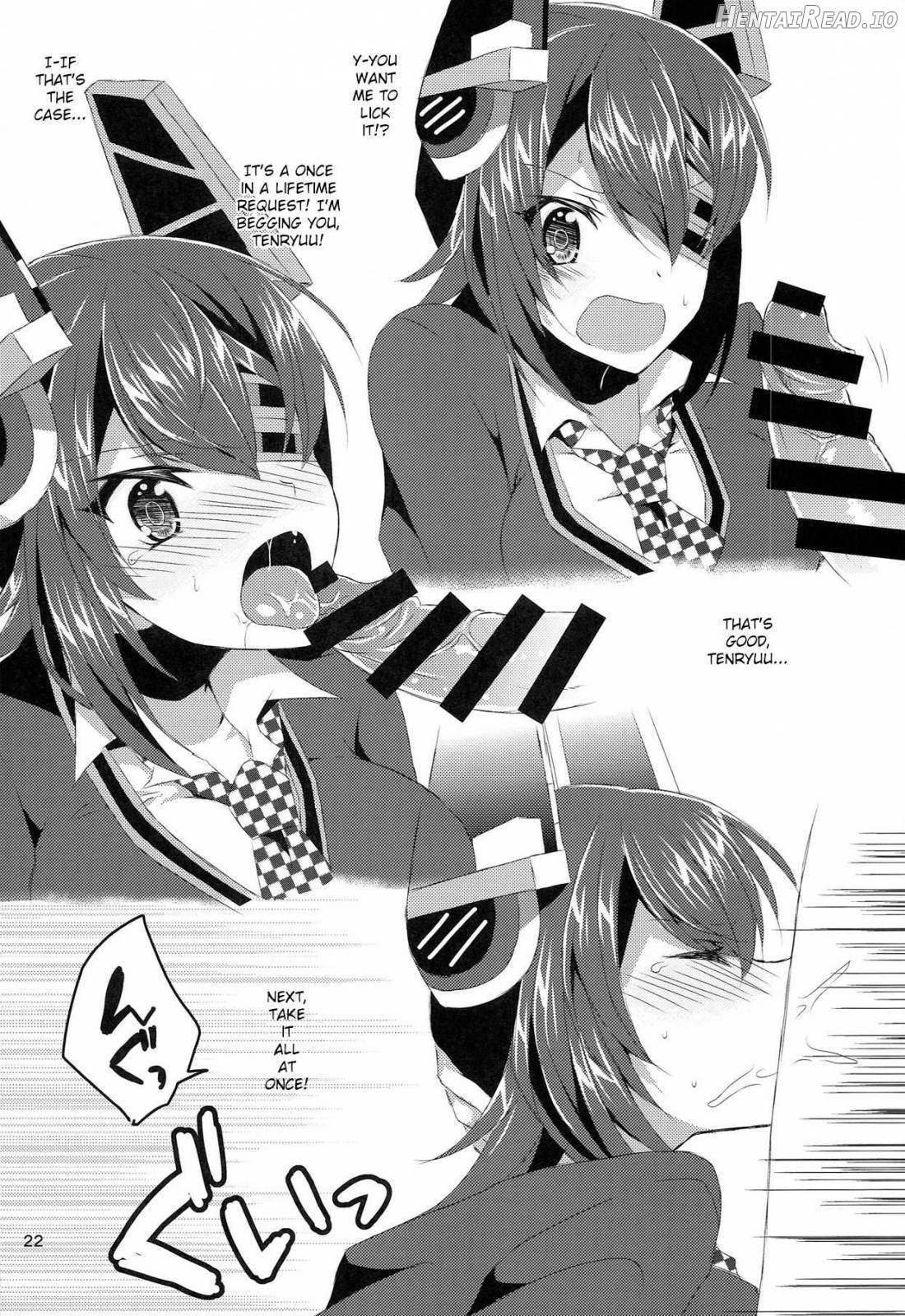 Tenryuu ga Kawai Sugite Teitoku wa Gaman no Genkai Chapter 1 - page 18