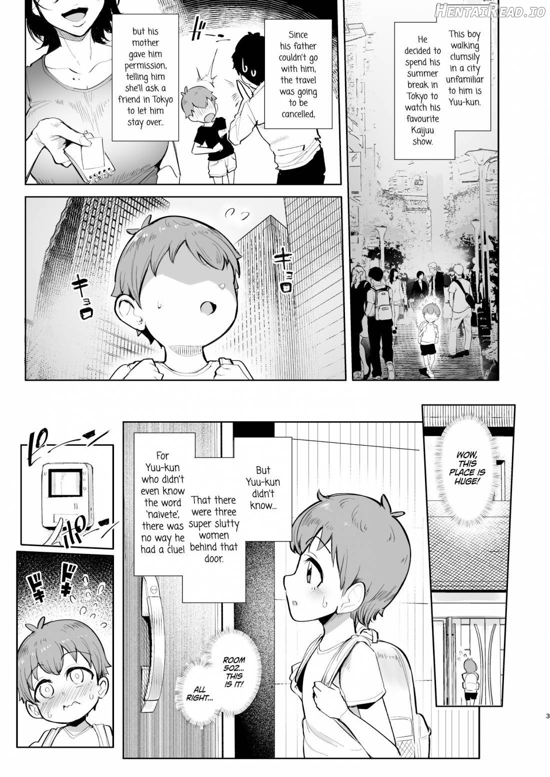 Otomari Shita no wa H na Gal Onee-chan-tachi no Ouchi deshita Chapter 1 - page 2