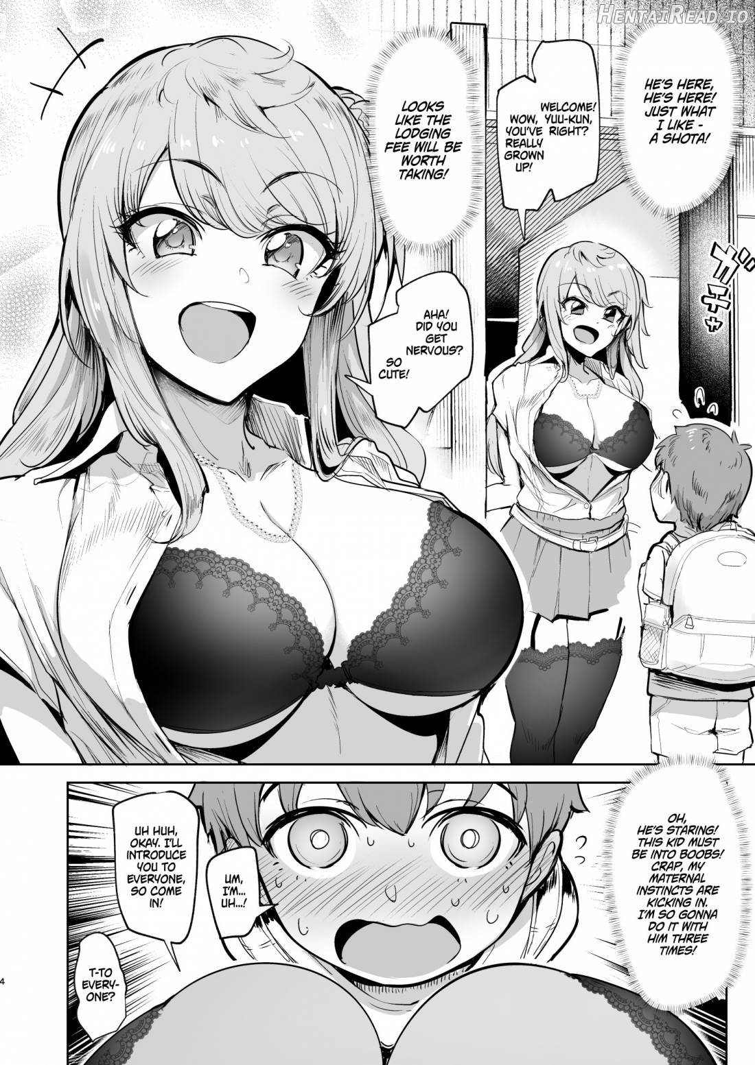 Otomari Shita no wa H na Gal Onee-chan-tachi no Ouchi deshita Chapter 1 - page 3