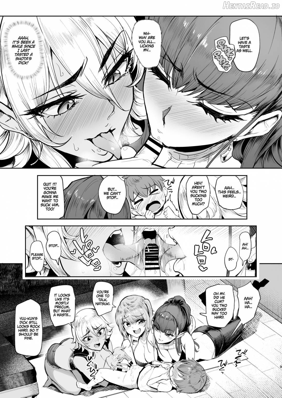 Otomari Shita no wa H na Gal Onee-chan-tachi no Ouchi deshita Chapter 1 - page 8