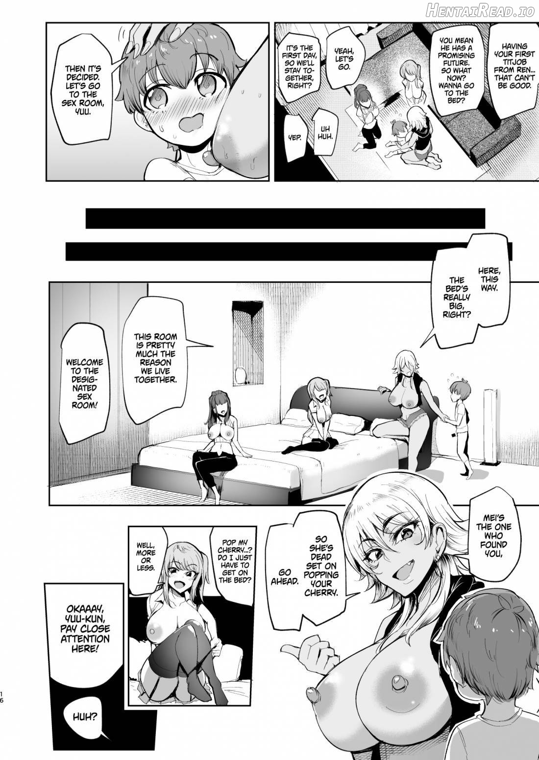 Otomari Shita no wa H na Gal Onee-chan-tachi no Ouchi deshita Chapter 1 - page 15