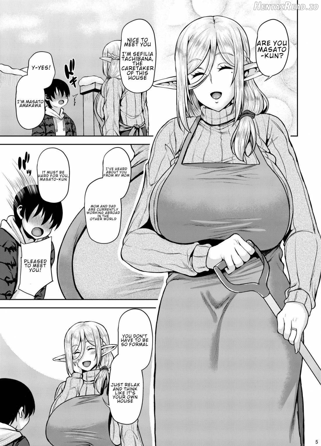 Miboujin Elf no Kanrinin-san to H Shichau Hon Chapter 1 - page 4